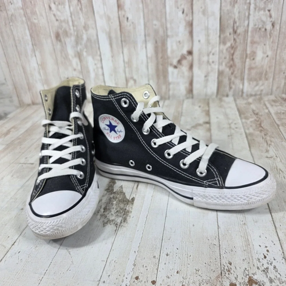 Converse Chuck Taylor All Star High Top Black Canvas Sneakers M9160 Womens 7